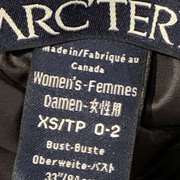 RARE Arc’teryx women’s GORETEX XCR Primaloft insulated hooded jacket size xs - Picture 2 of 3